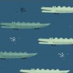 Crocodile blauw